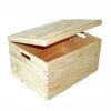 Practical Wooden Box Container 40X30 H 25 -ATMOSPHERA || VIDAXL || Safavieh Soldes 88183009 1