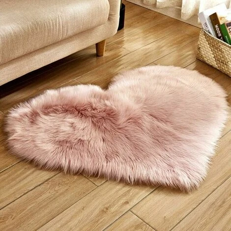 40 X 50 Cm / 15,7 X 19,6 Pouces Petit Coeur Forme Faux Tapis En Peau De Mouton Doux Long En Peluche Moelleux Shaggy Tapis Tapis Tapis Chambre Canapé Tapis De Sol Décoratif - Rose 3 40 X 50 Cm / 15,7 X 19,6 Pouces Petit Coeur Forme Faux Tapis En Peau De Mouton Doux Long En Peluche Moelleux Shaggy Tapis Tapis Tapis Chambre Canapé Tapis De Sol Décoratif - Rose