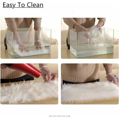 40 X 50 Cm / 15,7 X 19,6 Pouces Petit Coeur Forme Faux Tapis En Peau De Mouton Doux Long En Peluche Moelleux Shaggy Tapis Tapis Tapis Chambre Canapé Tapis De Sol Décoratif - Rose 4 40 X 50 Cm / 15,7 X 19,6 Pouces Petit Coeur Forme Faux Tapis En Peau De Mouton Doux Long En Peluche Moelleux Shaggy Tapis Tapis Tapis Chambre Canapé Tapis De Sol Décoratif - Rose – Image 2