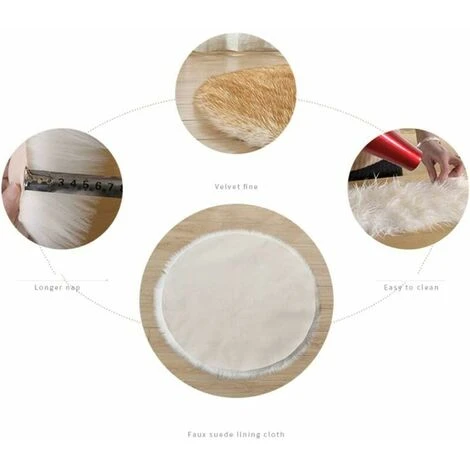 40 X 50 Cm / 15,7 X 19,6 Pouces Petit Coeur Forme Faux Tapis En Peau De Mouton Doux Long En Peluche Moelleux Shaggy Tapis Tapis Tapis Chambre Canapé Tapis De Sol Décoratif - Rose 6 40 X 50 Cm / 15,7 X 19,6 Pouces Petit Coeur Forme Faux Tapis En Peau De Mouton Doux Long En Peluche Moelleux Shaggy Tapis Tapis Tapis Chambre Canapé Tapis De Sol Décoratif - Rose – Image 4