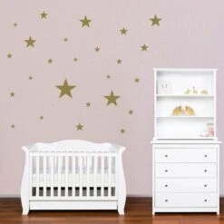 LDHBDS Set De 45 Stickers Muraux Enfants Étoiles - Autocollants Décoration Murale Chambre Bébé - Or 9 LDHBDS Set De 45 Stickers Muraux Enfants Étoiles - Autocollants Décoration Murale Chambre Bébé - Or -ATMOSPHERA || VIDAXL || Safavieh Soldes 88219092 4