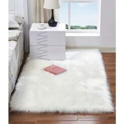 Décoration Intérieure Blanc Tapis Ultra Doux Tapis De Chambre D'enfants Tapis De Salon De Chambre À Coucher (Blanc,90x60 Cm) -ATMOSPHERA || VIDAXL || Safavieh Soldes 88656248 3