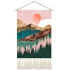 Bohème Macramé Tissé Tenture Murale Sunrise Tenture Murale Tapisserie Avec Gland Coloré Boho Décor Pour La Maison Chambre Fête Artisanat Cadeaux -ATMOSPHERA || VIDAXL || Safavieh Soldes 88720907 1