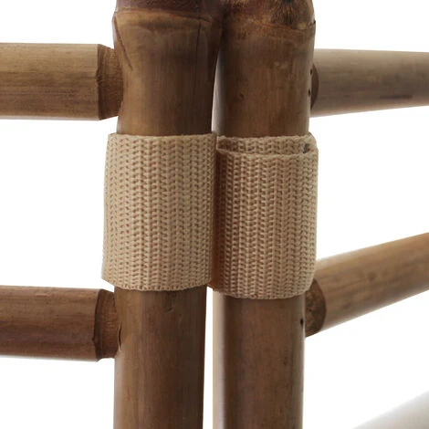 Paravent En Polycoton Et Bambou - Naturel - Panneaux En Coton - 160x120 Cm 6 Paravent En Polycoton Et Bambou - Naturel - Panneaux En Coton - 160x120 Cm – Image 4