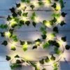 Lierre Artificiel, 2M Feuille Guirlande Lumineuse, Plantes Artificielles Avec 20 LED Et Vert Feuille, Chaîne Lumières LED De Vigne Pour Jardin, Cour, Maison, Patio, Fête De Mariage Décoration (1 PCS) 1 Lierre Artificiel, 2M Feuille Guirlande Lumineuse, Plantes Artificielles Avec 20 LED Et Vert Feuille, Chaîne Lumières LED De Vigne Pour Jardin, Cour, Maison, Patio, Fête De Mariage Décoration (1 PCS) -ATMOSPHERA || VIDAXL || Safavieh Soldes 88730745 1