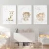 3 Posters Girafe Lion Elephant Nuage Lune Etoiles Affiches Decoration Chambre Bebe Enfants Fille Garcon Tableau Murales Cadeau Sans Cadre PTAN001-L -ATMOSPHERA || VIDAXL || Safavieh Soldes 88773372 1