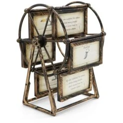 Cadre Photo De Famille Rétro Vintage Bricolage Grande Roue Moulin à Vent Rotatif Cadre Photo Décor à La Maison Cadeau Style Nostalgique