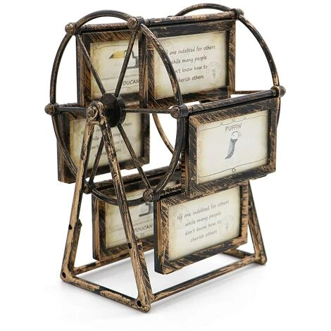 Cadre Photo De Famille Rétro Vintage Bricolage Grande Roue Moulin à Vent Rotatif Cadre Photo Décor à La Maison Cadeau Style Nostalgique 3 Cadre Photo De Famille Rétro Vintage Bricolage Grande Roue Moulin à Vent Rotatif Cadre Photo Décor à La Maison Cadeau Style Nostalgique