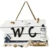 Plaque De Porte WC Décoration Marine Motif Phare Bois 2 Plaque De Porte WC Décoration Marine Motif Phare Bois -ATMOSPHERA || VIDAXL || Safavieh Soldes 88773447 1