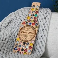 Collectionneur De Bouchons De Bière - Cadeau Pour Lui - Art Mural Personnalisé Pour Bouteille De Bière Pour La Maison - Cadeau Pour Papa - Cadeau D'anniversaire Pour Luiun -ATMOSPHERA || VIDAXL || Safavieh Soldes 88773472 3