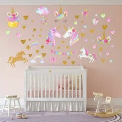 Stickers Muraux Licorne Pour Filles Garçons Chambre, Grand Vinyle Maison Decal Pour Les Enfants Salon Chambre Filles Chambre Décor 9 Stickers Muraux Licorne Pour Filles Garçons Chambre, Grand Vinyle Maison Decal Pour Les Enfants Salon Chambre Filles Chambre Décor -ATMOSPHERA || VIDAXL || Safavieh Soldes 88950658 3