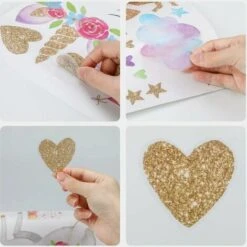 Stickers Muraux Licorne Pour Filles Garçons Chambre, Grand Vinyle Maison Decal Pour Les Enfants Salon Chambre Filles Chambre Décor 10 Stickers Muraux Licorne Pour Filles Garçons Chambre, Grand Vinyle Maison Decal Pour Les Enfants Salon Chambre Filles Chambre Décor -ATMOSPHERA || VIDAXL || Safavieh Soldes 88950658 4