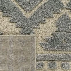 Paco Home Tapis Poils Longs Tapis Salon Shaggy Aspect 3D Ethnique Boho Look Vintage Doux 60x100 Cm, Gris 3 -ATMOSPHERA || VIDAXL || Safavieh Soldes 89570797 4