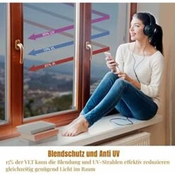 Miroir Film Fenêtre 100 X 200cm De Protection Solaire Intérieure Ou Extérieure Autocollant Film Anti UV - Isolation Thermique - Argenté 10 Miroir Film Fenêtre 100 X 200cm De Protection Solaire Intérieure Ou Extérieure Autocollant Film Anti UV - Isolation Thermique - Argenté -ATMOSPHERA || VIDAXL || Safavieh Soldes 89624910 4