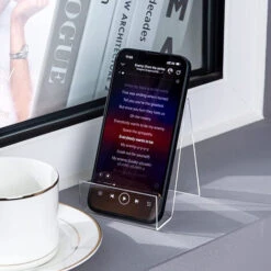 Chevalets D'Affichage Support De Support De Livre En Acrylique Transparent Avec Rebord Pour Afficher Des Albums Photo, Des Livres, Des Feuilles De Musique, Des Cahiers -ATMOSPHERA || VIDAXL || Safavieh Soldes 89726842 3