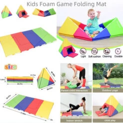 Tapis De Jeux Pliable Pour Enfant,180x100x7.6 CM,Mousse EPD Home Tapis De Jeu Tapis Pour Enfants, Tapis De Sol Pour Enfants, Tapis De Sport Pour Enfants -ATMOSPHERA || VIDAXL || Safavieh Soldes 89949169 3