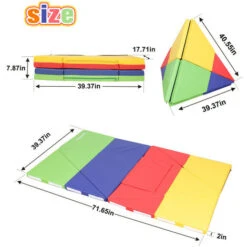 Tapis De Jeux Pliable Pour Enfant,180x100x7.6 CM,Mousse EPD Home Tapis De Jeu Tapis Pour Enfants, Tapis De Sol Pour Enfants, Tapis De Sport Pour Enfants -ATMOSPHERA || VIDAXL || Safavieh Soldes 89949169 4
