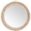 38cm Miroir Rotin Rond Mural Miroir Décoration Boho Bohème Pour Salon Chambre Salle De Bain -ATMOSPHERA || VIDAXL || Safavieh Soldes 90090832 1