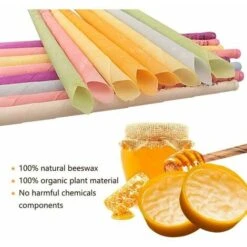 Bougies Auriculaires, 16 Bougies En Cire D'oreille Cône Fantôme Cire D'abeille Naturelle 8 Bougies à Cône Creux Parfumées Dissolvant De Cire D'oreille, -ATMOSPHERA || VIDAXL || Safavieh Soldes 90519342 3