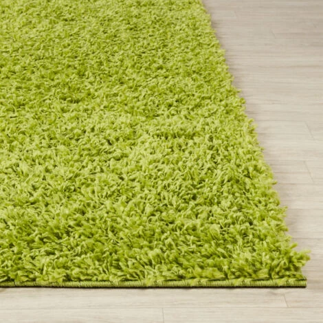 SURYA Tapis De Couloir à Poils Longs Et Doux Shaggy Uni Chic Vert 80x150 Cm 7 SURYA Tapis De Couloir à Poils Longs Et Doux Shaggy Uni Chic Vert 80x150 Cm – Image 5
