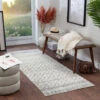 SURYA Tapis De Couloir à Poils Courts Et Doux Berbère Ethnique Blanc Et Gris 80x220 Cm -ATMOSPHERA || VIDAXL || Safavieh Soldes 90703005 1