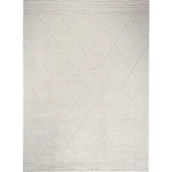 SURYA Tapis De Salon à Poils Courts Et Doux Berbère Ethnique Ivoire 200x275 Cm -ATMOSPHERA || VIDAXL || Safavieh Soldes 90703036 2