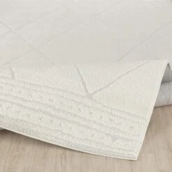 SURYA Tapis De Salon à Poils Courts Et Doux Berbère Ethnique Ivoire 200x275 Cm -ATMOSPHERA || VIDAXL || Safavieh Soldes 90703036 4