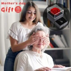 Rose Eternelle F��te Des M��res, Cadeau Femme , Idee Cadeau Anniversaire Saint Valentin Mariage Fete Des Meres Pour Femme Maman, Anniversaire Cadeaux Romantiques Pour Elle (Rose Rouge) -ATMOSPHERA || VIDAXL || Safavieh Soldes 90853898 3