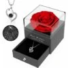 Rose Eternelle Idées Cadeaux Noël Fête Des Mères, Cadeau Anniversaire Saint Valentin Mariage Pour Femme Maman, Anniversaire Cadeaux Romantiques Pour Elle ,Cadeau Femme (Rose Rouge) -ATMOSPHERA || VIDAXL || Safavieh Soldes 91033910 1