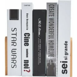 Serre-livres En Bois, Lot De 1 Paire, Antidérapant, Noyer Noir, Support De Livre De Bureau MKI5cik9fdr -ATMOSPHERA || VIDAXL || Safavieh Soldes 91097222 4