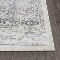 SURYA Tapis De Couloir à Poils Courts Et Doux Vintage Oriental Blanc Et Gris 80x150 Cm -ATMOSPHERA || VIDAXL || Safavieh Soldes 91236267 5