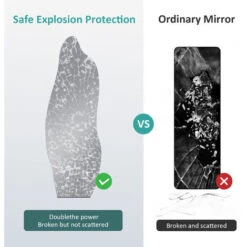 EMKE Miroir Sur Pied 145x50 Cm, Miroir Pleine Avec Formes Irrégulières Pour Salon, Chambre, Salon Et Dressing Sans Lumières -ATMOSPHERA || VIDAXL || Safavieh Soldes 91343342 4