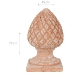 Pomme De Pin Vieillie, En Terre Cuite Toscane 100% Made In Italy Entirely Handmade -ATMOSPHERA || VIDAXL || Safavieh Soldes 91405613 2