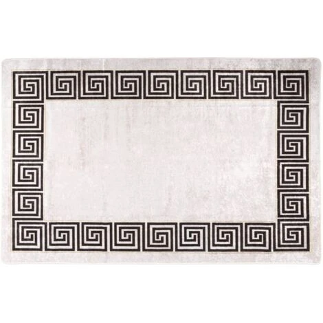 Tapis Lavable Antidérapant Tapis De Salon Tapis D'entrée 80x150 Cm Beige Clair 53124 3 Tapis Lavable Antidérapant Tapis De Salon Tapis D'entrée 80x150 Cm Beige Clair 53124