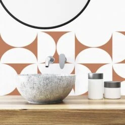 Bandeau PVC Lot De 2 : L 70cmxH 30cm Equilibre Terracotta