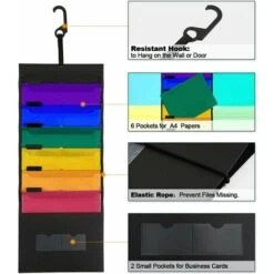 Trieur Mural Porte Revue A4 Présentoir Mural Composé De 6 Positions Pliable En Plastique 8 Trieur Mural Porte Revue A4 Présentoir Mural Composé De 6 Positions Pliable En Plastique -ATMOSPHERA || VIDAXL || Safavieh Soldes 92151059 2