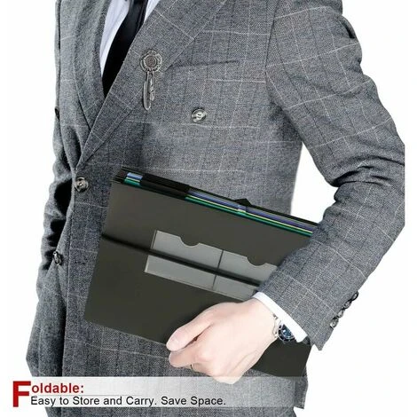 Trieur Mural Porte Revue A4 Présentoir Mural Composé De 6 Positions Pliable En Plastique 7 Trieur Mural Porte Revue A4 Présentoir Mural Composé De 6 Positions Pliable En Plastique – Image 5