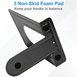 Lot De 4 Paires De Serre-Livres Robustes Pour étagères, Base Antidérapante, Noir, Idéal Pour Bibliothèque, Bureau, Maison, école, Etc. -ATMOSPHERA || VIDAXL || Safavieh Soldes 92332779 3