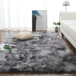 Tapis De Salon Shaggy 160 X 230cm En Peluche Gris Foncé Fibre De Polypropylène Souple Tapis Antidérapante -ATMOSPHERA || VIDAXL || Safavieh Soldes 92464169 4