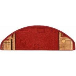 Dontodent Tapis D'escalier Autocollants 15 Pcs Rouge 65x21x4 Cm -ATMOSPHERA || VIDAXL || Safavieh Soldes 92678920 5