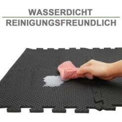 18pcs Tapis De Jeu Puzzle Pour Bébé, Tapis De Protection Sol En Mousse Sans BPA, Pour Fitness,Yoga, HIIT, Musculation, 30x30x1cm, Noir -ATMOSPHERA || VIDAXL || Safavieh Soldes 92764721 3