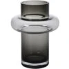 Vase En Verre Teinté - D.16,5 X H.25 Cm - Verre - Gris Fumé - VALOIT
