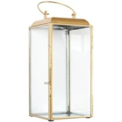 Paris Prix - Lanterne Déco En Métal Girotto 30cm Or