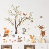 Stickers Muraux Animaux Forêt Arbre Animaux Autocollants Muraux Mural Stickers Ours Renard Pour Chambre Enfants Bébé Pépinière -ATMOSPHERA || VIDAXL || Safavieh Soldes 93437091 1