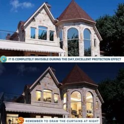 MINKUROW Film Fenetre Anti Regard Film Miroir Fenêtre Sans Tain Film Anti Chaleur Anti UV Électrostatique Protection De La Vie Privée Film Miroir Pour Fenetre De Bureau Maison Magasin 45×200CM Bleu 10 MINKUROW Film Fenetre Anti Regard Film Miroir Fenêtre Sans Tain Film Anti Chaleur Anti UV Électrostatique Protection De La Vie Privée Film Miroir Pour Fenetre De Bureau Maison Magasin 45×200CM Bleu -ATMOSPHERA || VIDAXL || Safavieh Soldes 93936016 4