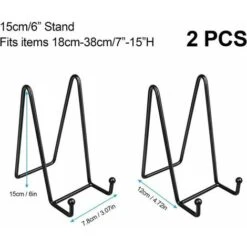 Pièces 6 "Noir Décoratif En Métal Signe Titulaire Cadre Titulaire Pour Albums Photo Livres Photo Chevalet Artisanat Plaque Décor À La Maison 9 Pièces 6 "Noir Décoratif En Métal Signe Titulaire Cadre Titulaire Pour Albums Photo Livres Photo Chevalet Artisanat Plaque Décor À La Maison -ATMOSPHERA || VIDAXL || Safavieh Soldes 94105526 3