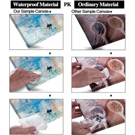 Impressions De Peinture Sur Toile Sunrise Wall Art Peinture 3 X Paysage Moderne Giclee Art Picture Ensemble De Trois Pièces 5 Impressions De Peinture Sur Toile Sunrise Wall Art Peinture 3 X Paysage Moderne Giclee Art Picture Ensemble De Trois Pièces – Image 3