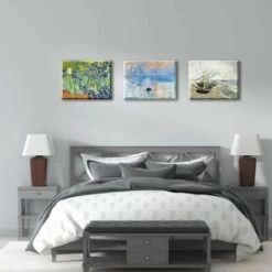 Impressions De Peinture Sur Toile Sunrise Wall Art Peinture 3 X Paysage Moderne Giclee Art Picture Ensemble De Trois Pièces 10 Impressions De Peinture Sur Toile Sunrise Wall Art Peinture 3 X Paysage Moderne Giclee Art Picture Ensemble De Trois Pièces -ATMOSPHERA || VIDAXL || Safavieh Soldes 94108439 4