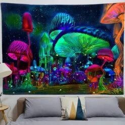 Tapisserie Murale Champignons Tenture Murale Hippie Psychédélique 9 Tapisserie Murale Champignons Tenture Murale Hippie Psychédélique -ATMOSPHERA || VIDAXL || Safavieh Soldes 94234275 3