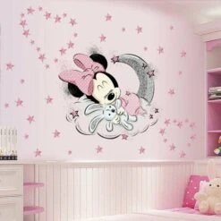 XXL Stickers Muraux Mickey Stickers Muraux Minnie Et Mickey Stickers Muraux Enfants Mickey Stickers Muraux Chambre Bébé Autocollants Mickey Mouse Autocollants Enfants Mickey